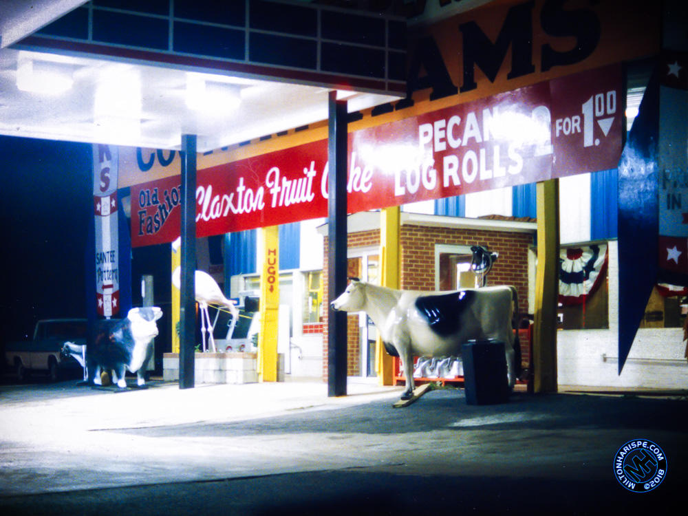 An All Night Gas Station in South Carolina, USA