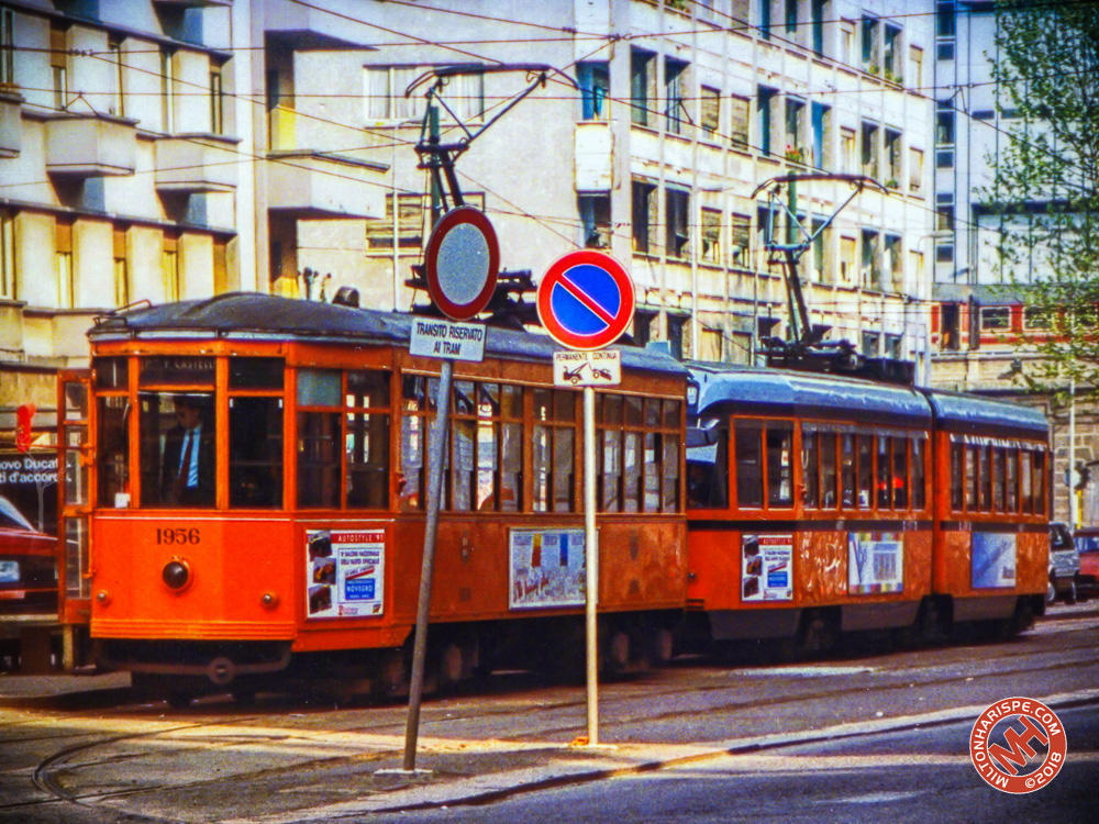 A Tram in Milan, Italy